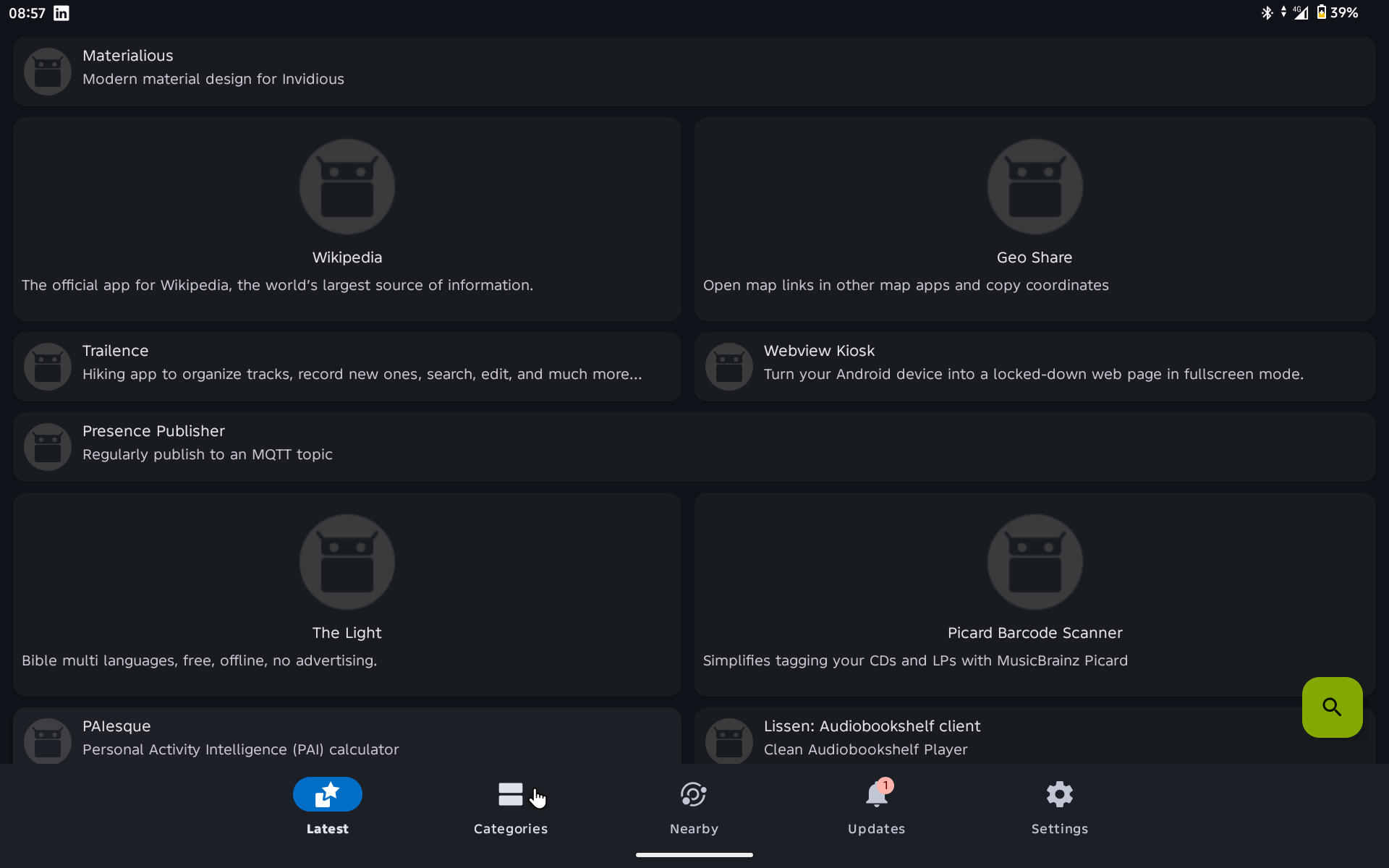 Screenshot of Fdroid